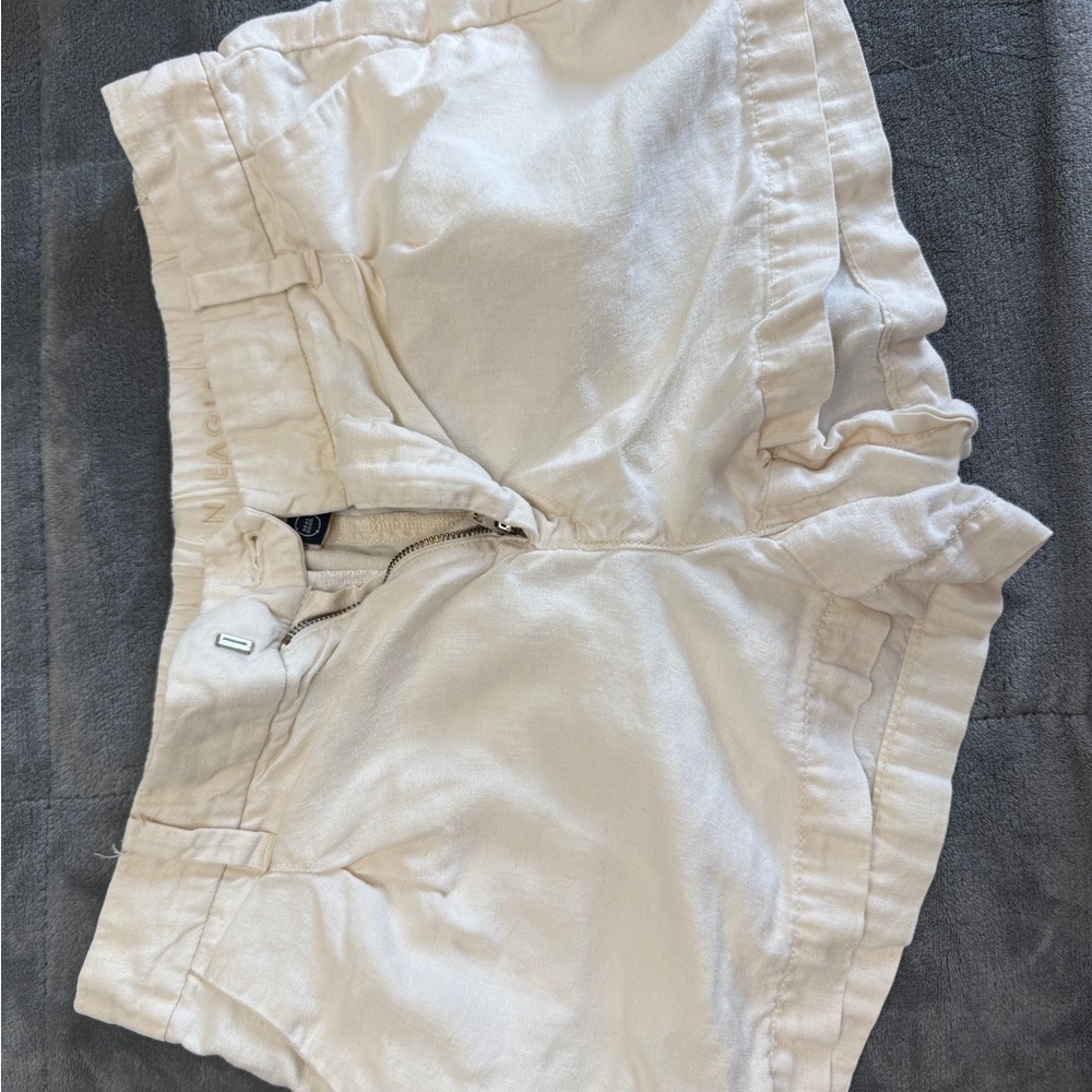American Eagle Outfitters Cream Shorts